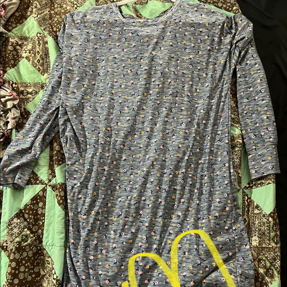 Long sleep shirt.